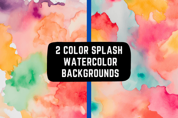 Color Splash Watercolor Backgrounds: A Creative Asset Guide