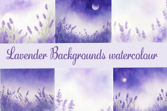 Dreamy Lavender Backgrounds Watercolour: Your Go-To for Ethereal Design
