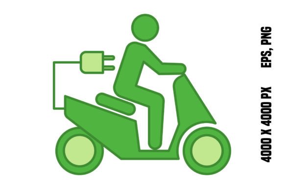 Electric Scooter Color Icon: The Iconic Element for Modern Mobility