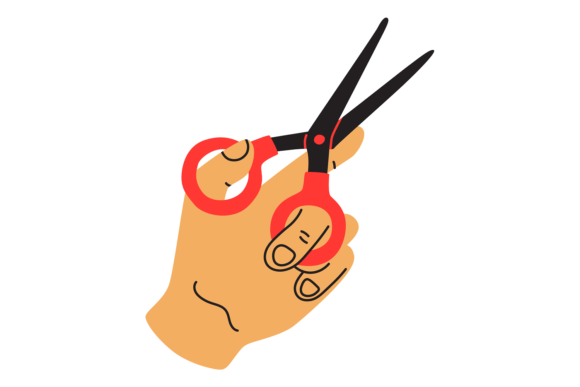 Hand Hold Scissors. Cutting Tool Color D: A Designer's Guide