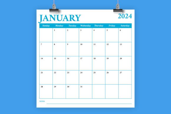 Maximize Your Year: The 2024 Square COLOR Calendar Template