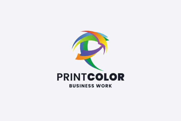 Print Color Letter P Logo: A Versatile Design Asset