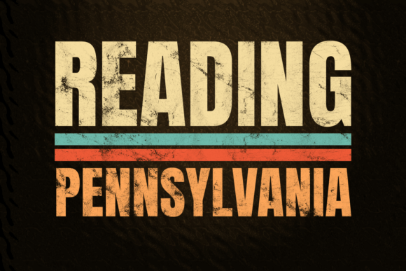 Reading Pennsylvania Retro Color: Vintage Charm for Modern Projects