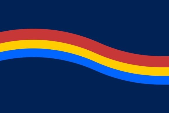 Tri Stripe Color Wavy Pattern: A Dynamic Design Asset