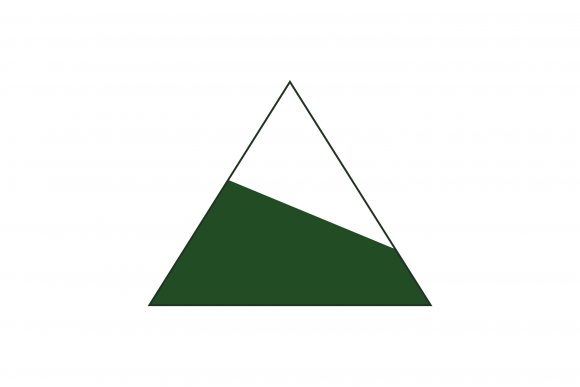 Two Color Triangle Vector: Unlocking Abstract Icon Design