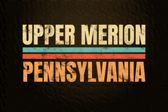Upper Merion Pennsylvania Retro Color: A 70s Vintage Vibe