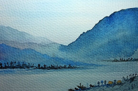 Watercolour Painting: The Handcrafted Serif with Artistic Soul